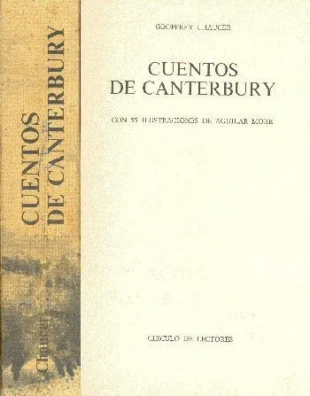 Libro usado en venta: Cuentos de Canterbury con 55 ilustraciones de Aguilar More de Geoffrey Chaucer; editorial Circulo de Lectores impreso en 1972.1