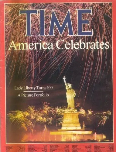 Libro usado en venta: America Celebrates de Revista Time; editorial Time Inc. impreso en 1986 realizamos envios a todo el mundo.1