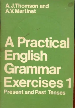 Libro usado en venta: A practical english grammar exercises 1 de A. J. Thomson - A. V. Martinet; editorial Oxford University Press impreso en 1977.1