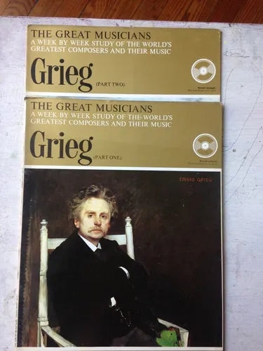 Libro usado en venta: Grieg (Part One - Two) de The great musicians; editorial Fabbri & Partners impreso en 1969 realizamos envios a todo el mundo.1