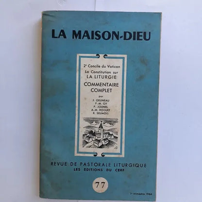 Libro usado en venta: La maison-Dieu - 2? Concile du Vatican; editorial Les editions du cerf impreso en 1964 realizamos envios a todo el mundo.1