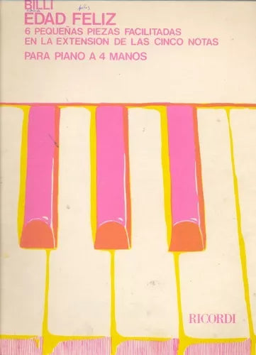 Libro usado en venta: Edad Feliz de V. Billi; editorial Ricordi Americana impreso en 1984 realizamos envios a todo el mundo.1