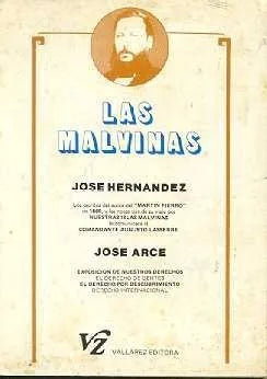 Libro usado en venta: Las malvinas de Jose Hernandez; editorial Vallarez impreso en 1982 realizamos envios a todo el mundo.1