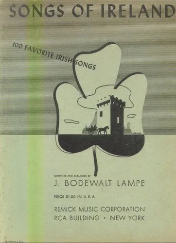 Libro usado en venta: 100 Favorite irish songs de Songs of Ireland; editorial R. C. A. Building impreso en 1916 realizamos envios a todo el mundo.1