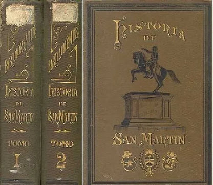Libro usado en venta: Historia de San Martin y de la emancipacion sudamericana de Bartolome Mitre; editorial Buenos Aires impreso en 1887.1