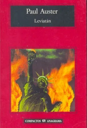 Libro usado en venta: Leviatan de Paul Auster; editorial Anagrama impreso en 2008 realizamos envios a todo el mundo.1