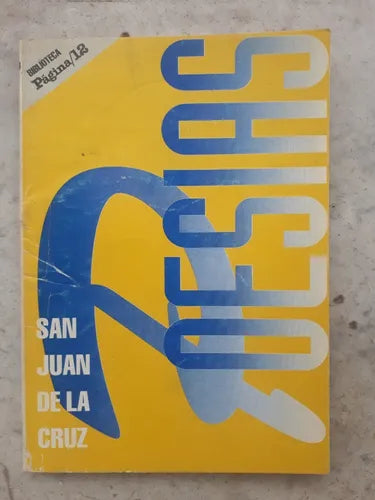 Libro usado en venta: Poesias de San Juan de la Cruz; editorial Pagina 12 realizamos envios a todo el mundo.1