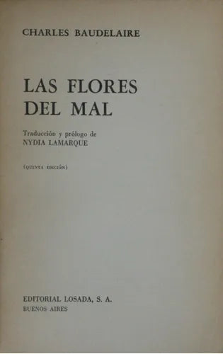 Las flores del mal