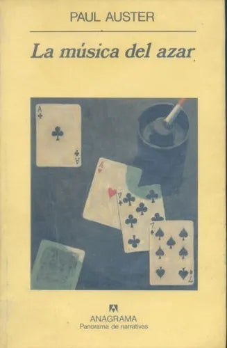 Libro usado en venta: La musica del azar de Paul Auster; editorial Anagrama impreso en 1991 realizamos envios a todo el mundo.1