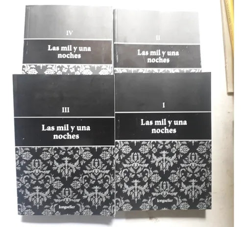 Libro usado en venta: Las mil y una noches (4 TOMOS) (rustico); editorial Longseller impreso en 2015 realizamos envios a todo el mundo.1