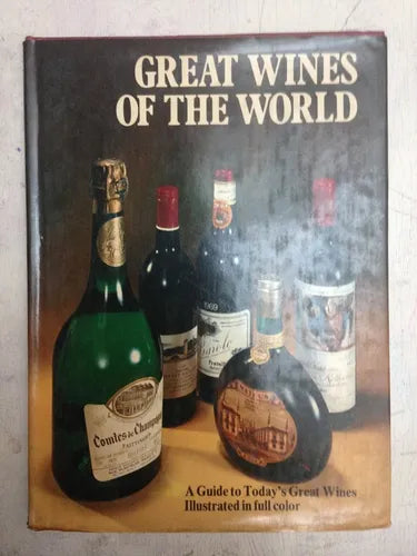 Libro usado en venta: Great wines of the world; editorial Crescent Books impreso en 1982 realizamos envios a todo el mundo.1