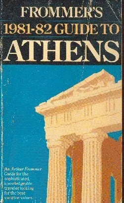 Libro usado en venta: Frommer's 1981-82 guide to Athens de Ian Keown; editorial Simon and Schuster impreso en 1981 realizamos envios a todo el mundo.1