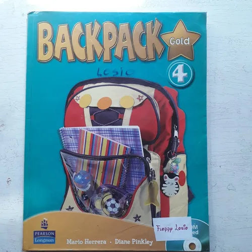 Libro usado en venta: Backpack Gold 4 - (No contiene CD) de Mario Herrera - Diane Pinkley; editorial Longman impreso en 2010 envios a todo el mundo.1