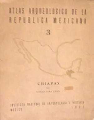 Libro usado en venta: Atlas arqueologico de la republica mexicana 3 de Roman Pina Chan; Instituto nacional de Antropologia e Historia impreso en 1967.1
