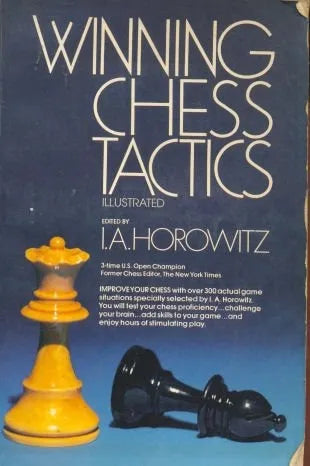 Libro usado en venta: Winning chess tactics de I. A. Horowitz; editorial Chess Review impreso en 1979 realizamos envios a todo el mundo.1