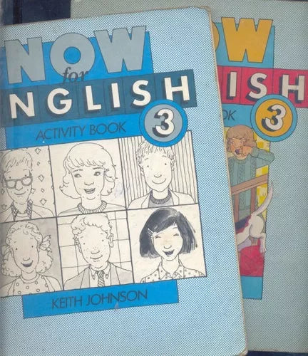 Libro usado en venta: Now for english 3 Course Book and activity book de Keith Johnson; editorial Nelson impreso en 1985 envios a todo el mundo.1