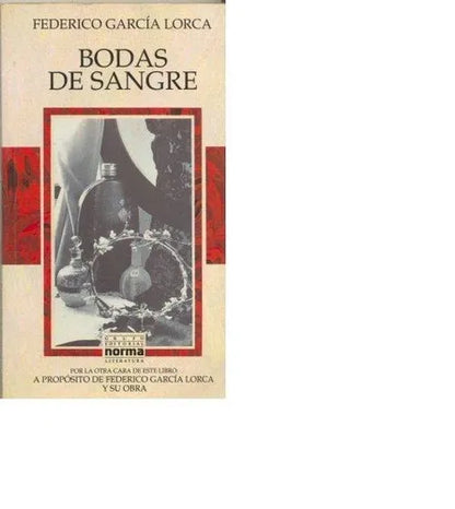 Libro usado en venta: Bodas de sangre de Federico Garcia Lorca; editorial Norma impreso en 1992 realizamos envios a todo el mundo.1