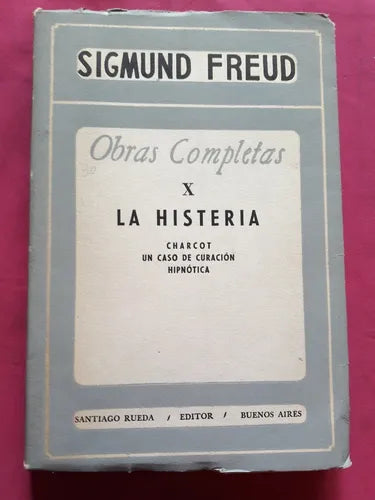 Libro usado en venta: La histeria de Sigmund Freud; editorial Santiago Rueda impreso en 1953 realizamos envios a todo el mundo.1