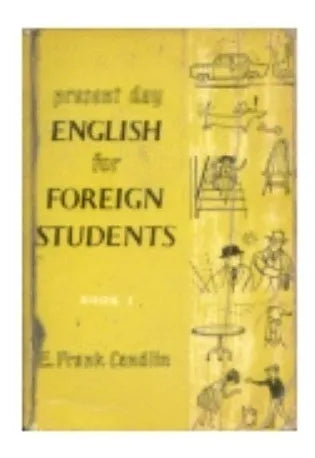 Libro usado en venta: English for foreign students - Book 1 de E Frank Candlin; editorial University of London impreso en 1964 envios a todo el mundo.1