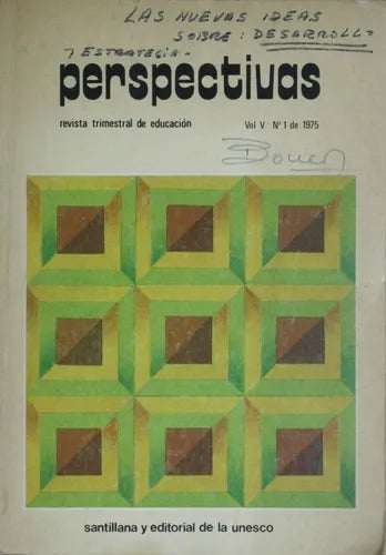 Libro usado en venta: Perspectivas - Revista trimestral de educacion de Unesco - Santillana; editorial Santillana impreso en 1975.1