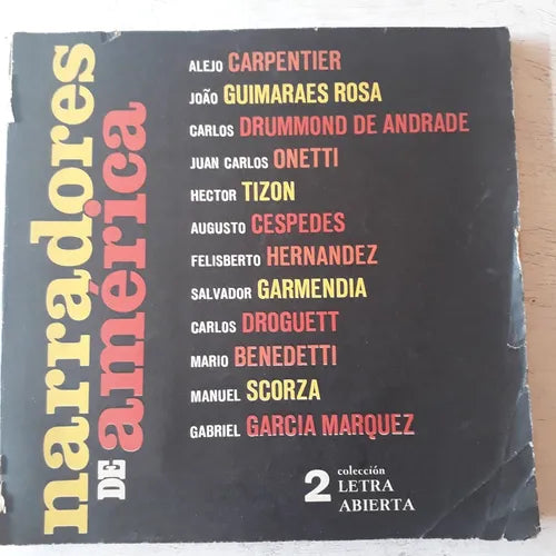 Libro usado en venta: Narradores de America; editorial El Mangrullo impreso en 1976 realizamos envios a todo el mundo.1