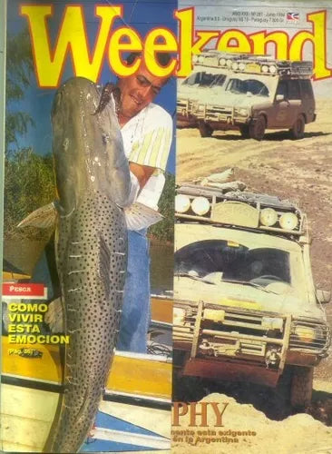 Libro usado en venta: Pesca: Como vivir esta emocion - N? 261 - Junio 1994 de Revista Weekend; editorial Perfil impreso en 1994 envios a todo el mundo.1