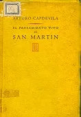 Libro usado en venta: El pensamiento vivo de San Martin de Arturo Capdevila; editorial Losada impreso en 1950 realizamos envios a todo el mundo.1