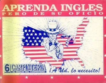 Libro usado en venta: Aprenda ingles pero el de su oficio - para Carpinteros; editorial Abanico impreso en 1990 envios a todo el mundo.1