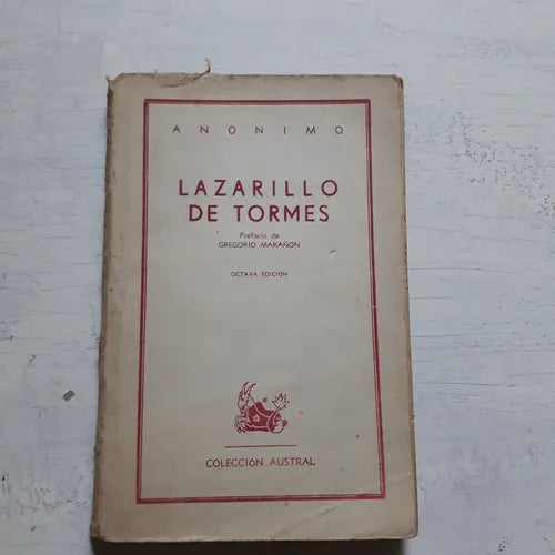 Libro usado en venta: El lazarillo de Tormes (Sin sobrecubierta); editorial Espasa - Calpe impreso en 1952 envios a todo el mundo.1