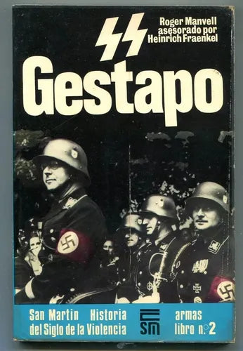 Libro usado en venta: Gestapo de Roger Manvell; editorial San Martin impreso en 1975 realizamos envios a todo el mundo.1