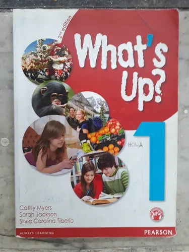 Libro usado en venta: What's up? 1 - Student's book - Workbook; editorial Pearson impreso en 2012 realizamos envios a todo el mundo.1