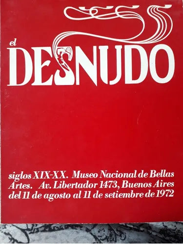 Libro usado en venta: El desnudo - Siglos XIX-XX de Museo nacional de bellas artes; impreso en 1972 realizamos envios a todo el mundo.1