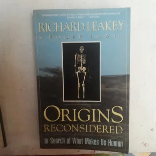 Libro usado en venta: Origins reconsidered de Richard Leakey - Roger Lewin; editorial Anchor Books impreso en 1992 realizamos envios a todo el mundo.1