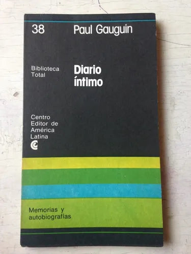 Libro usado en venta: Diario Intimo de Paul Gauguin; editorial Centro Editor de America Latina impreso en 1977 realizamos envios a todo el mundo.1