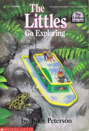 Libro usado en venta: The littles go exploring de John Peterson; editorial Scholastic impreso en 1978 realizamos envios a todo el mundo.1