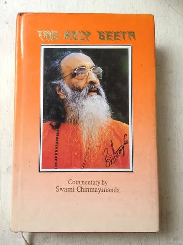 Libro usado en venta: The Holy Geeta; editorial Central Chinmaya impreso en 1995 realizamos envios a todo el mundo.1