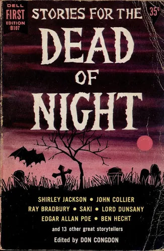 Libro usado en venta: Dead of night; editorial Dell Book impreso en 1957 realizamos envios a todo el mundo.1