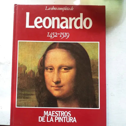 Libro usado en venta: La obra completa de Leonardo (1452-1519) - (Tapa Dura) de Maestros de la Pintura; editorial Planeta impreso en 1994.1