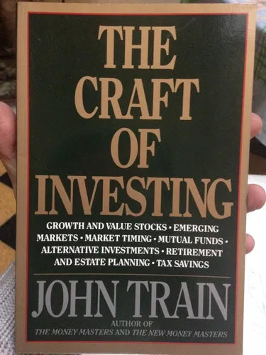 Libro usado en venta: The craft of investing de John Train; editorial HarperCollins impreso en 1994 realizamos envios a todo el mundo.1