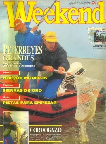 Libro usado en venta: Pejerreyes Grandes - N?mero 250 - Julio 1993 de Revista Weekend; editorial Perfil impreso en 1993 envios a todo el mundo.1
