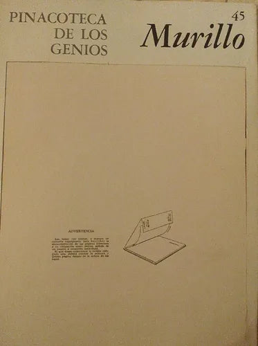 Libro usado en venta: Pinacoteca de los genios 45 de Murillo; editorial Codex impreso en 1964 realizamos envios a todo el mundo.1