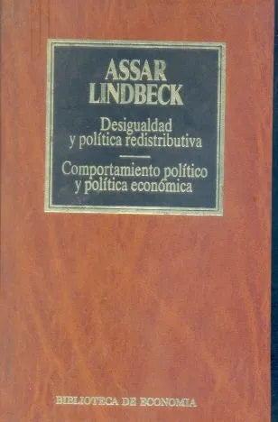 Libro usado en venta: Desigualdad y politica redistributiva - Comportamiento politico y politica economica de Lindbeck; Hyspamerica impreso en 19851.1