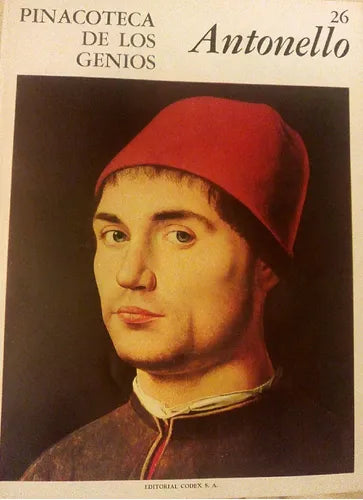 Libro usado en venta: Pinacoteca de los genios 26 de Antonello De Mesina; editorial Codex impreso en 1964 realizamos envios a todo el mundo.1