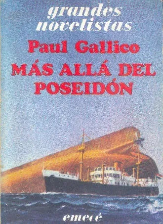 Libro usado en venta: Mas alla del Poseidon de Paul Gallico; editorial Emece impreso en 1979 realizamos envios a todo el mundo.1