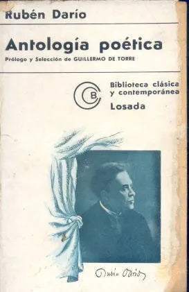 Libro usado en venta: Antologia poetica de Ruben Dario; editorial Losada impreso en 1969 realizamos envios a todo el mundo.1