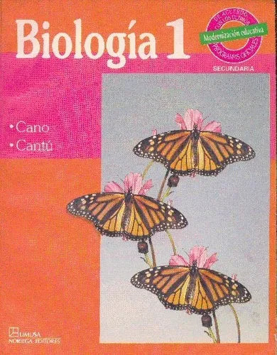 Libro usado en venta: Biologia 1 de Geronimo Cano - Roberto Cantu; editorial Limusa impreso en 1993 realizamos envios a todo el mundo.1