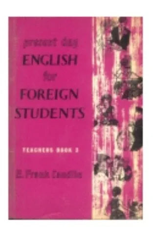 Libro usado en venta: English for foreign students - Teachers Book 3 de E. Frank Candlin; editorial University of London impreso en 1964.1
