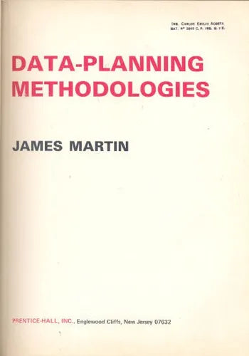 Libro usado en venta: Strategic data-planning methodologies de James Martin; editorial Prentice-Hall impreso en 1982 realizamos envios a todo el mundo.1