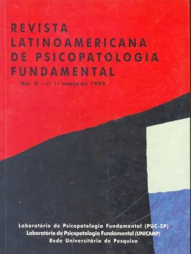 Libro usado en venta: Revista Latinoamericana de psicopatologia fundamental; editorial Conselho impreso en 1999 realizamos envios a todo el mundo.1