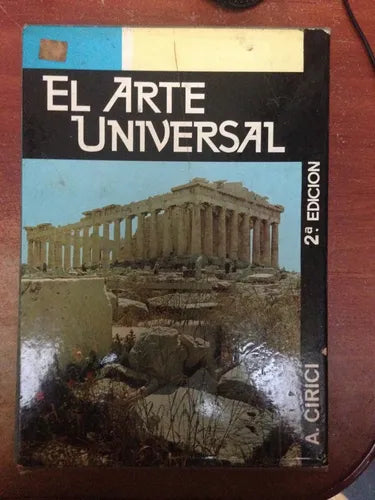 Libro usado en venta: El arte universal de Cirici Pellicer; editorial Danae impreso en 1968 realizamos envios a todo el mundo.1